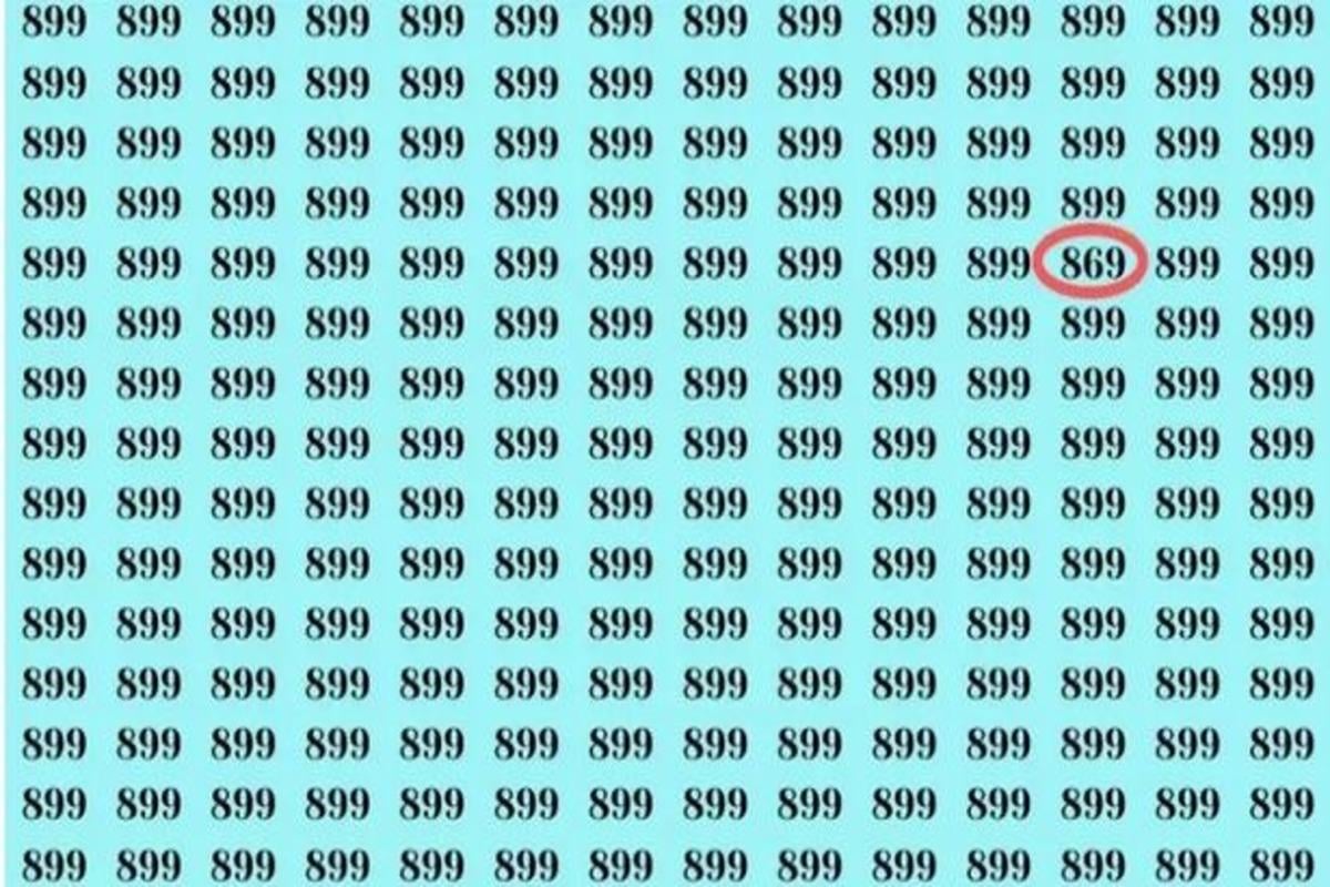 Jedan broj se razlikuje od ostalih