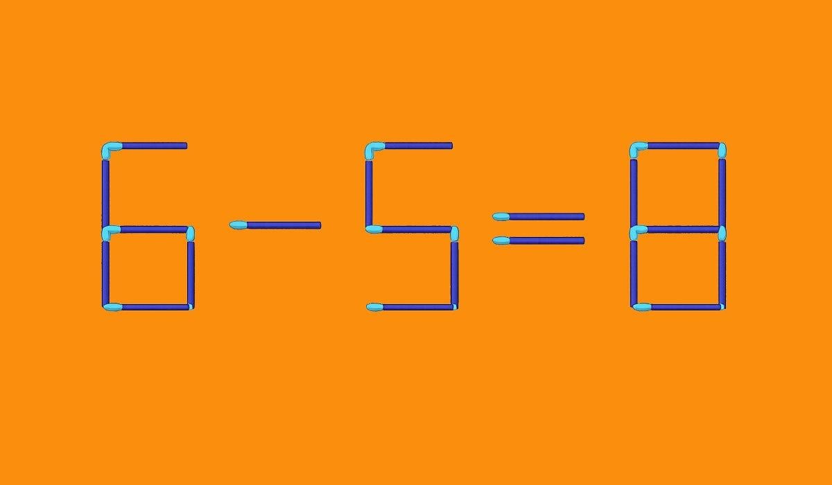 Brzi IQ test: trebate pomaknuti samo jednu šibicu