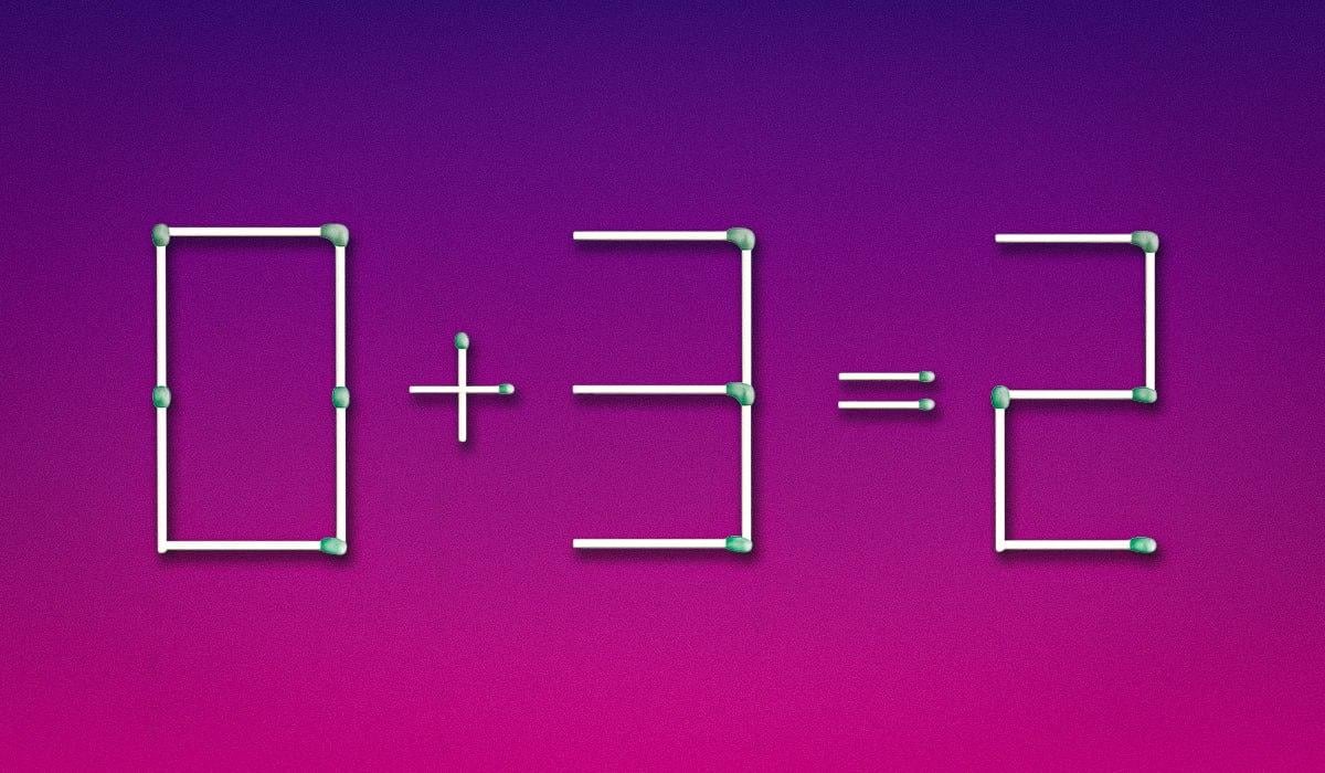 Trebate povući jednu šibicu i jednakost će postati istinita: zagonetka za genije