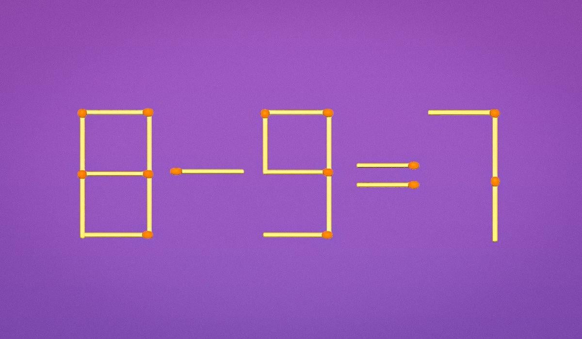 Težak IQ test: morate pomaknuti samo 1 šibicu u 15 sekundi