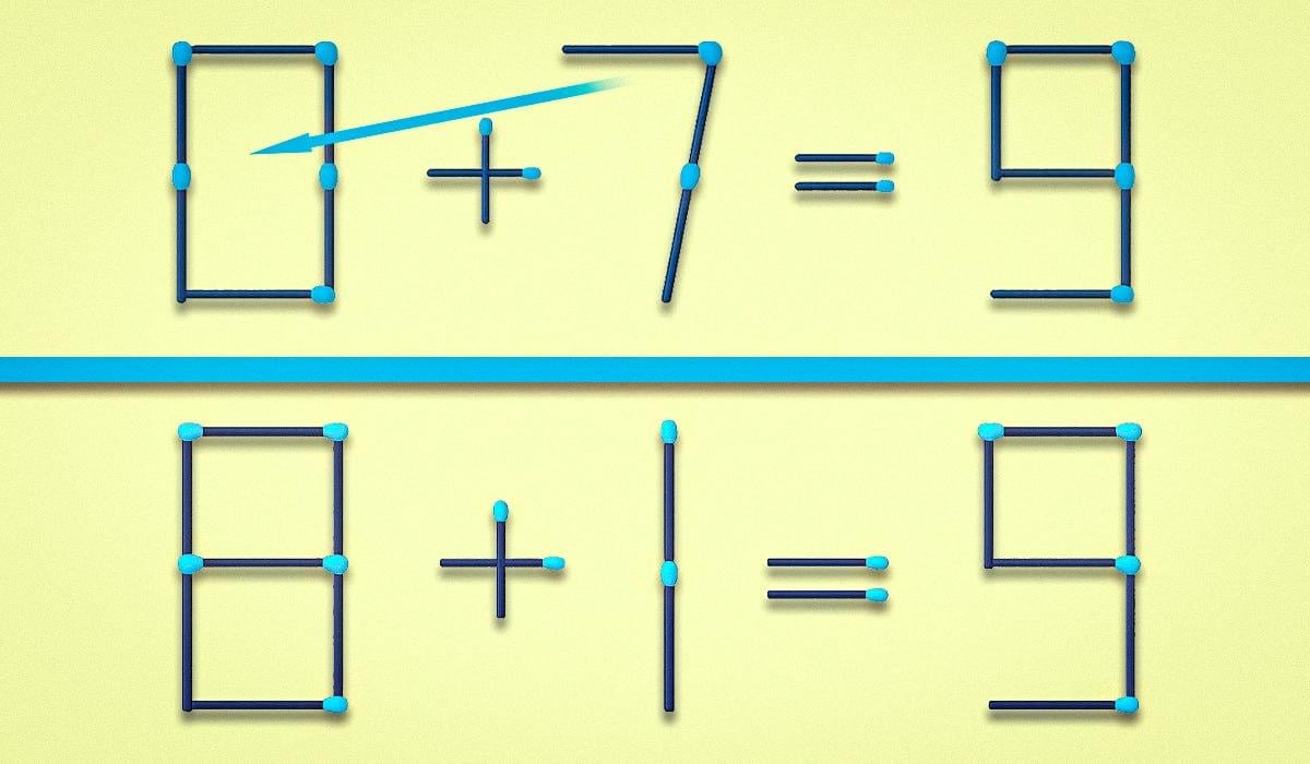 Trebate povući samo jednu šibicu da biste ispravili grešku: teška matematička zagonetka