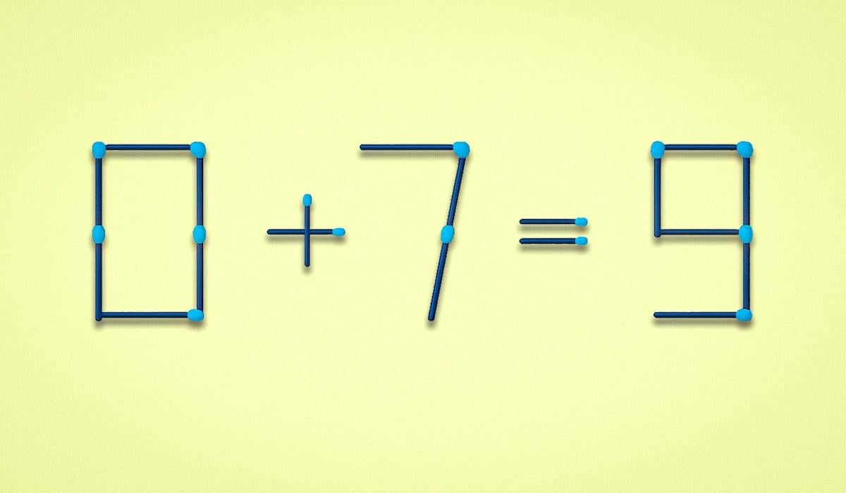 Trebate povući samo jednu šibicu da biste ispravili grešku: teška matematička zagonetka