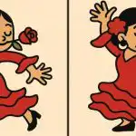 IQ test: trebate pronaći 3 razlike na slici plesačice u