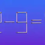 Koju šibicu treba pomaknuti da bi jednakost bila točna: brzi