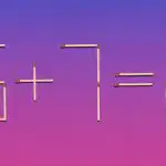 Trebate presložiti jednu šibicu i jednakost će postati točna: test